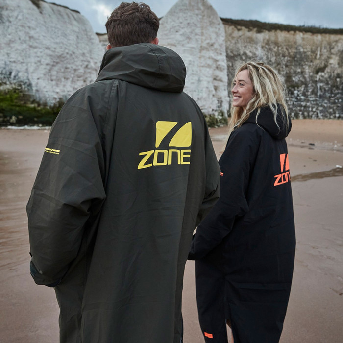 2024 Zone3 Chaleur Recycle- Tech Polar Fleece Parka Change Robe CW23UHTCR123 - Khaki